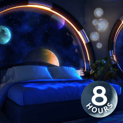 episode Cosmic White Noise for Sleep in Luxury Spaceship Bedroom | 8 Hours artwork