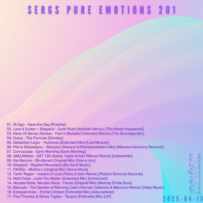 episode SergS - Pure Emotions 201 (2025-04-13) artwork