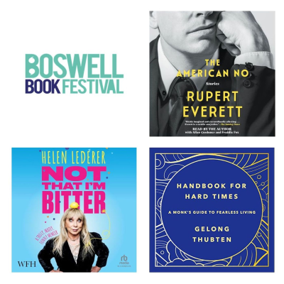 episode 431: Rupert Everett, Gelong Thubten and Helen Lederer - Boswell Book Festival artwork