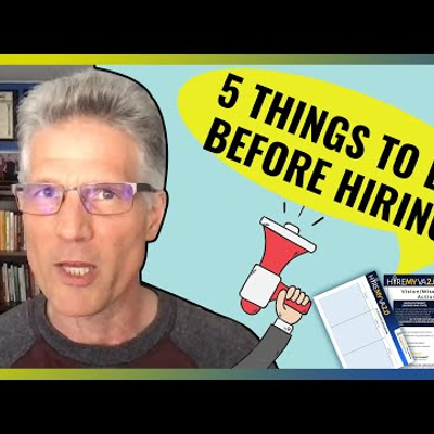 episode HireMyVA Podcast 139- Your First Hire? 5 things to do before Hiring artwork