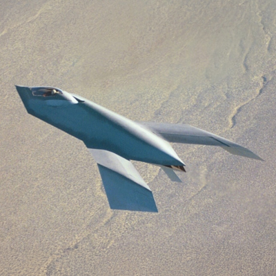 episode 'Benj' the Boeing Bird of Prey Test Pilot artwork