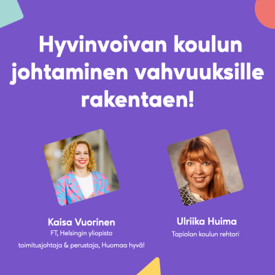 episode Jakso 6: Rehtori Ulriika Huima -Hyvinvoivan koulun johtaminen vahvuuksille rakentaen! artwork