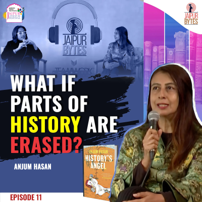 episode Dispensations erase history that doesn't suit their ideology | Anjum Hasan talks ‘History’s Angel’ artwork