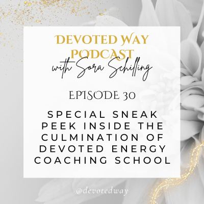 episode 30. Special Sneak Peek Inside The Culmination of Devoted Energy Coaching School artwork