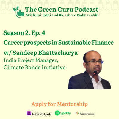 episode #13 Career Prospects in Sustainable Finance artwork