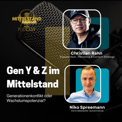 episode Gen Y & Z im Mittelstand - Generationenkonflikt oder Wachstumspotenzial? - Folge 128 artwork
