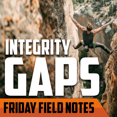 episode Your Integrity Gap is Destroying You | FRIDAY FIELD NOTES artwork