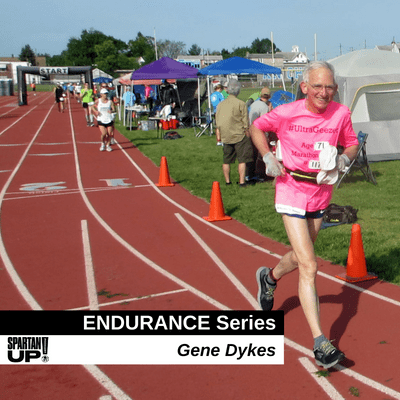 episode Run Into Your 70's with Gene Dykes / ENDURANCE artwork