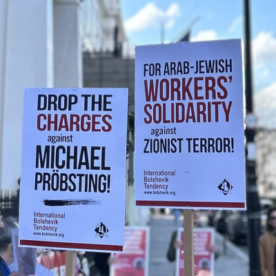 episode Hands off Pro-Palestine activists! Defend Michael Pröbsting! artwork
