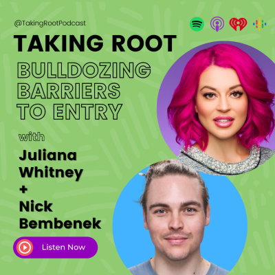 episode Bulldozing Barriers to Entry - Juliana Whitney & Nick Bembenek artwork