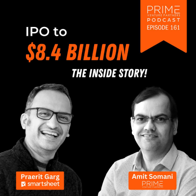 episode Why Private Equity Paid $8.4 BILLION for Smartsheet | Prime Venture Partners Podcast artwork