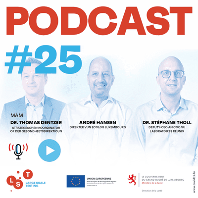 episode 25. Podcast vun der Santé mam Dr. Thomas Dentzer, André Hansen an Dr. Stéphane Tholl artwork