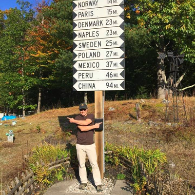 episode SFW 28-29: Thom and Skylar travel "around the world" in Maine artwork