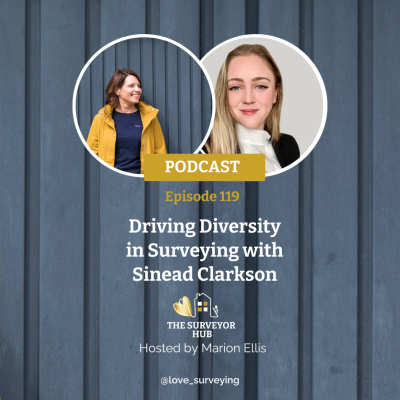 episode Sinead Clarkson - Driving Diversity in Surveying artwork