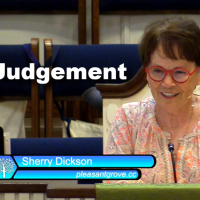 episode Guest Speaker: Sherry Dickson - Judgement artwork