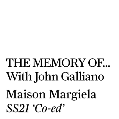 episode Maison Margiela SS21 Co-Ed Collection artwork