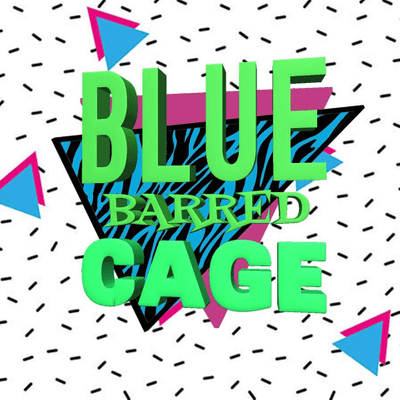 Blue Barred Cage