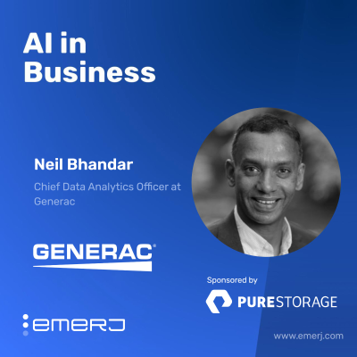 episode Why Immutable Snapshots Matter for Compliance and AI - with Neil Bhandar of Generac artwork