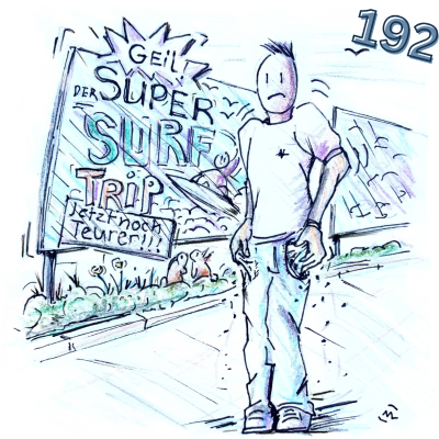 episode 192 – Low-Budget Surfen - #2 Surftravel artwork