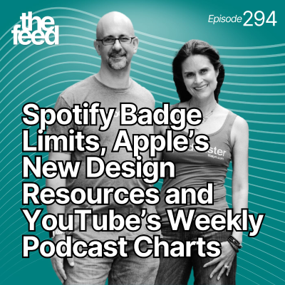 episode 294 Spotify Badge Limits, Apple’s New Design Resources and YouTube's Weekly Podcast Charts artwork