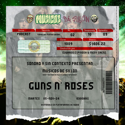 episode T10E09: Guns N' Roses artwork