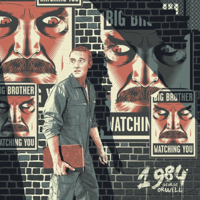 episode Futuros Peligrosos: 1984, George Orwell artwork