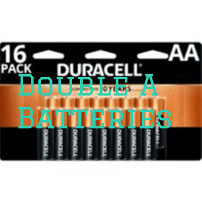 Double A Batteries