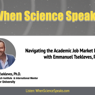 episode Navigating the Academic Job Market Like an Insider with Emmanuel Tsekleves, Ph.D. artwork
