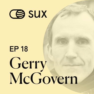 episode SUX EP 18 - "World Wide Waste" with Gerry McGovern artwork