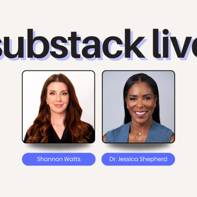 episode Shannon Watts and Dr. Jessica Shepherd on hormone replacement therapy artwork