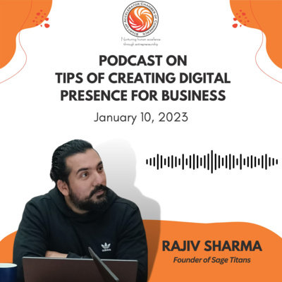 episode SACC India Podcast Episode 29:Tips of Creating Digital Presence for Business artwork