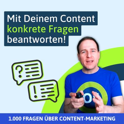 episode Mit Deinem Content konkrete Fragen beantworten! artwork