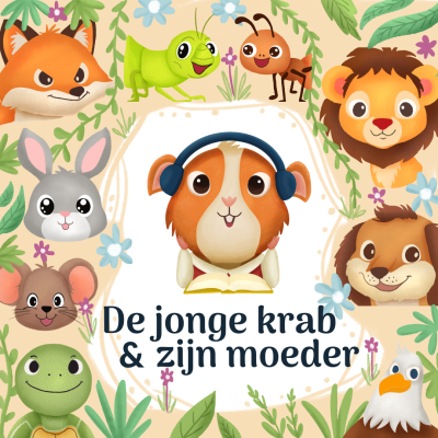 episode De jonge krab en zijn moeder | Charlie's Beesten Babbels | Charlie de Cavia artwork