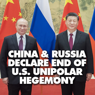episode China and Russia declare 'new era' of multipolarity, challenging US interventionism artwork