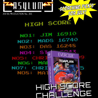 episode Episode 355: July High Score Challenge Picks - Toaplan Arcade 1 Cartridge artwork