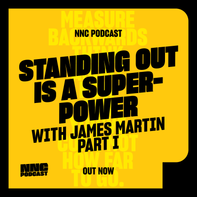 episode Standing out is a super power, with James Martin artwork