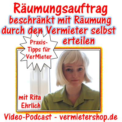 episode Beschränkten Räumungsauftrag § 885a ZPO erteilen an Gerichtsvollzieher - Zwangsräumung der Wohnung - Immobooks.de artwork