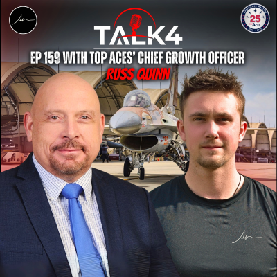 episode The Former Thunderbird Who's Now Building A Private Fighter Jet Fleet | Russ "Puck" Quinn | EP 159 artwork