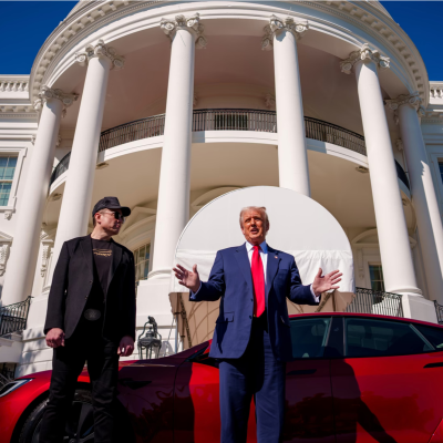 episode Tesla Protests, White House Stunts, & The Budget Cut Blitz artwork