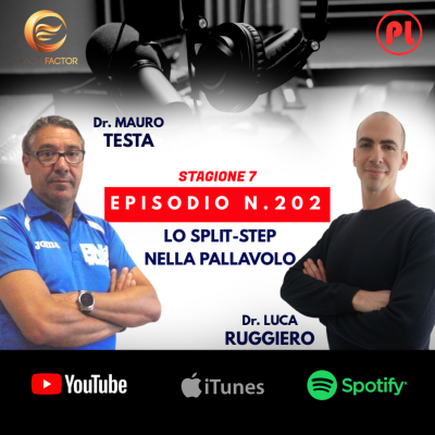 episode Episodio 202: Mauro Testa e Luca Ruggiero - Lo split-step nella pallavolo, gesto chiave o falso mito? artwork