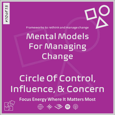 episode Mental Models For Managing Change - The Circle of Control, Influence, & Concern artwork