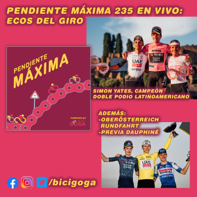 episode PENDIENTE MÁXIMA 235: Ecos del Giro de Italia artwork