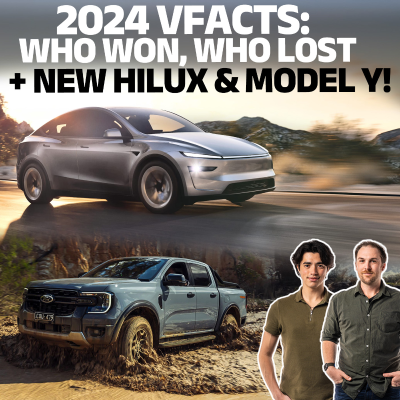 episode VFACTS 2024: Winners and Losers + NEW Toyota HiLux & Model Y | The CarExpert Podcast artwork