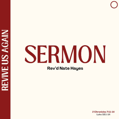 episode Sermon 19th October, 2025 - Luke 18:1-14 artwork
