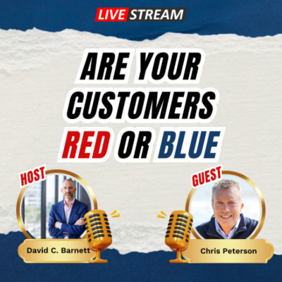 episode LIVE- Chris Peterson Are your customers red or blue artwork