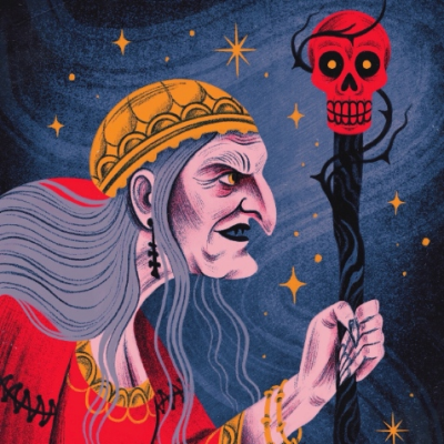 episode "Baba-Yaga y la hermosa Basilisa" de Aleksandr Afanásiev artwork