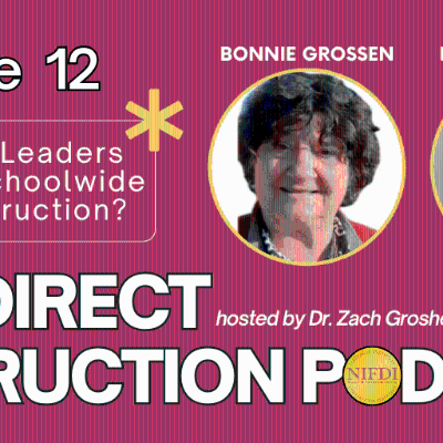 episode How can Leaders Support Schoolwide Direct Instruction? with Bonnie Grossen and Kurt Engelmann artwork