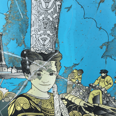 episode Bretagne: Notes from a sardine-greased napkin and 18th century coastal sequins... artwork