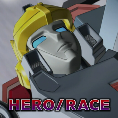 episode Hero/Race: Never Gonna Give You Up Anime OP artwork