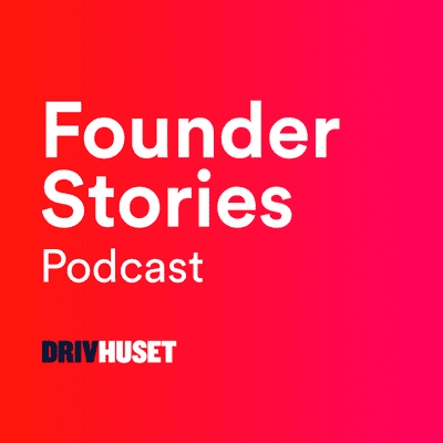 episode Founder Stories med Patrick Skou i Saleabl og Waior artwork